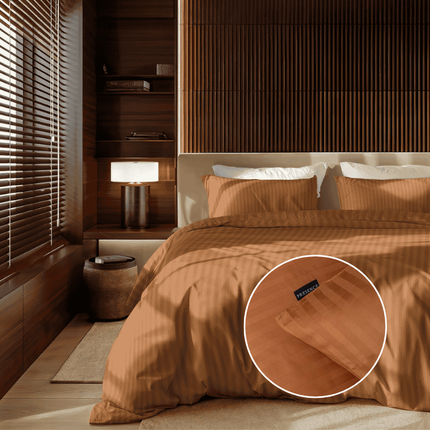 Dekbedovertrek Katoen-Satijn - Satijnstreep