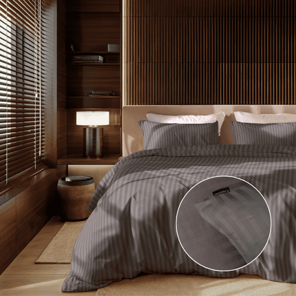 Presence Dekbedovertrek Katoen-Satijn - Satijnstreep