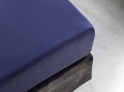 Presence Hoeslaken - Egyptisch Katoen Stretch - Navy