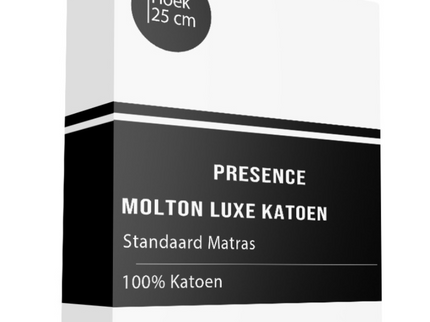 Presence Molton Hoeslakens Luxe - 100% katoen
