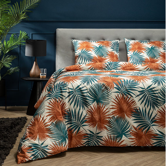 Presence Pretty Palm - Terra Dekbedovertrek