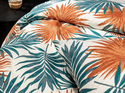Presence Pretty Palm - Terra Dekbedovertrek