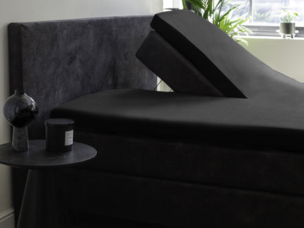 Presence Splittopper Hoeslaken - Egyptisch Katoen Stretch - Antraciet