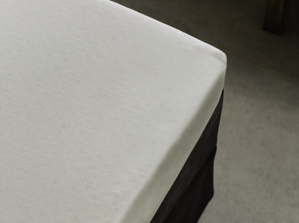Presence Splittopper Hoeslaken - Egyptisch Katoen Stretch - Creme