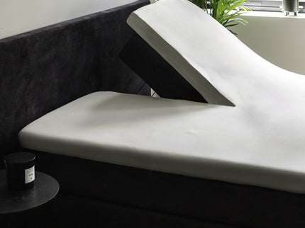 Presence Splittopper Hoeslaken - Egyptisch Katoen Stretch - Creme