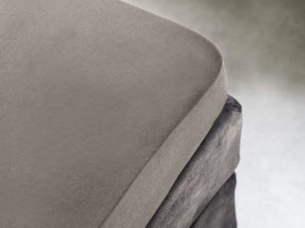 Presence Splittopper Hoeslaken - Egyptisch Katoen Stretch - Taupe