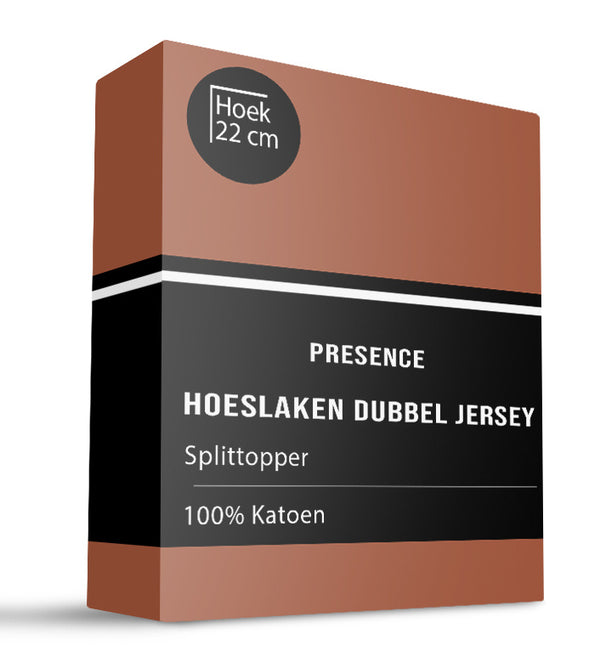Presence Splittopper Hoeslaken - Katoen Dubbel Jersey