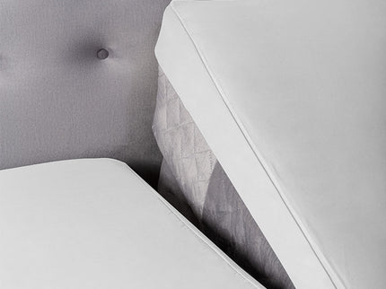 Splittopper Hoeslaken - Katoen Satijn - Wit