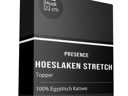 Presence Topper Hoeslaken - Egyptisch Katoen Jersey Stretch