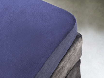 Presence Topper Hoeslaken - Egyptisch Katoen Stretch - Navy
