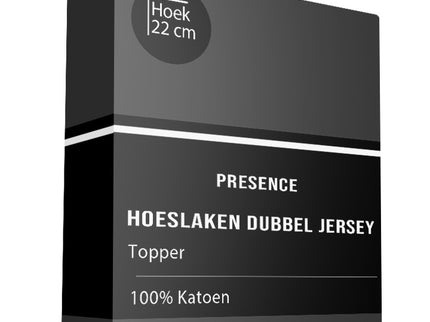 Presence Topper Hoeslaken - Katoen Dubbel Jersey