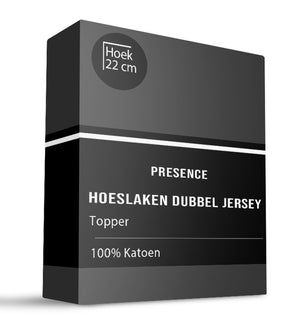 Presence Topper Hoeslaken - Katoen Dubbel Jersey