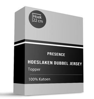 Presence Topper Hoeslaken - Katoen Dubbel Jersey