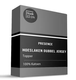 Presence Topper Hoeslaken - Katoen Dubbel Jersey