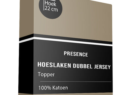 Presence Topper Hoeslaken - Katoen Dubbel Jersey