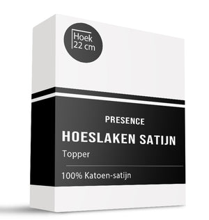 Presence Topper Hoeslaken - Katoen Satijn
