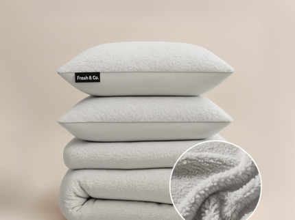 Dekbedovertrek Teddy - Lichtgrijs