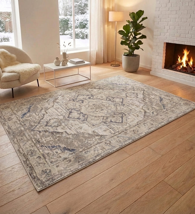 Vloerkleed Vintage Sand - Grijs