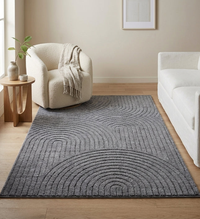 Vloerkleed Panglao - Antraciet