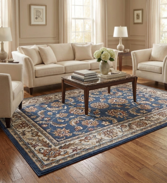 Vloerkleed Reni - Blauw