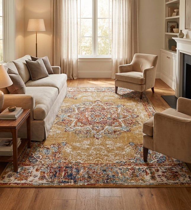 Vloerkleed Maderno - Goud