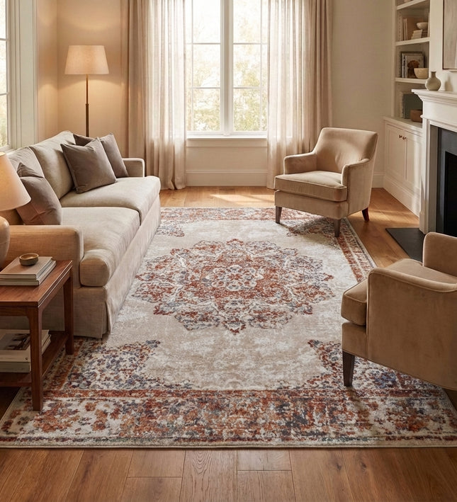 Vloerkleed Maderno -  Crème