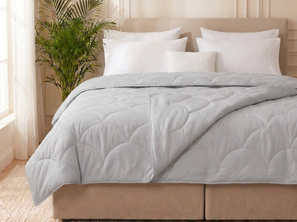 Easy Dekbed Zonder Overtrek - 4 Seizoenen - Grijs