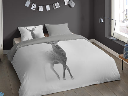 Pure Dekbedovertrek Grey Deer
