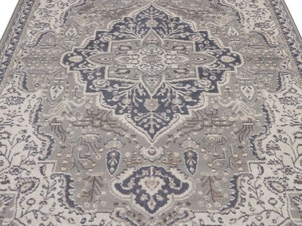 Vloerkleed Vintage Genevieve - Grijs/Crème