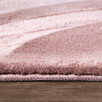 Vloerkleed Leon Rond  - Oud Roze