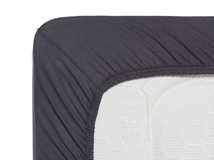 Signature Hoeslaken - Jersey - Luxe Boxspring - Donker grijs