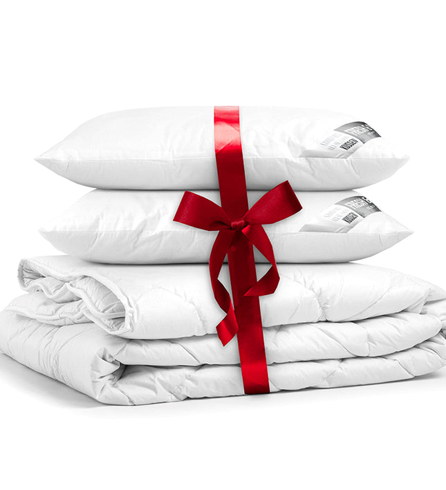 Silver Star Beddengoed pakket: 2 Hoofdkussens + All Season Dekbed - 200 x 200 cm