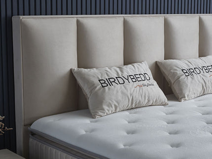 Boxspring met opbergruimte Birdybedd - Beige