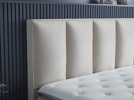 Boxspring met opbergruimte Birdybedd - Beige