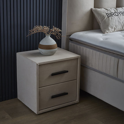 Boxspring met opbergruimte Birdybedd - Beige