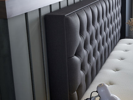 SKYBEDD Boxspring met opbergruimte Chestybedd