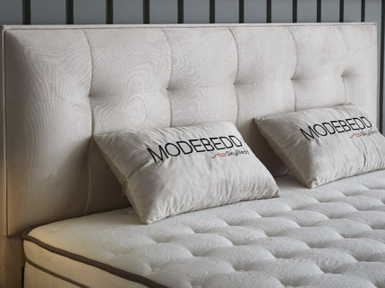 Boxspring met opbergruimte Modebedd - Beige