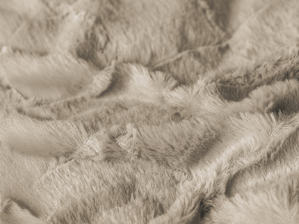 Sleeptime Dekbedovertrek Faux Fur - Check