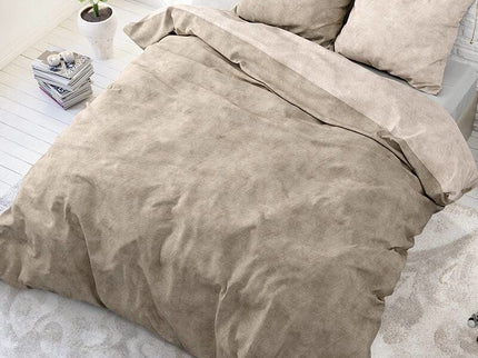 Sleeptime Dekbedovertrek Flanel Washed Cotton - 140 x 200/220 cm