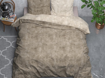 Sleeptime Dekbedovertrek Flanel Washed Cotton - 140 x 200/220 cm