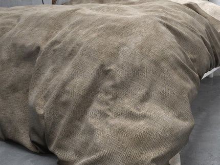 Sleeptime Dekbedovertrek Flanel Washed Cotton - 140 x 200/220 cm