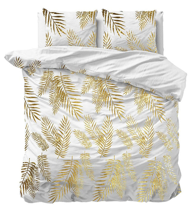 Sleeptime Dekbedovertrek Glamour Leaves - Maat 140x200/220