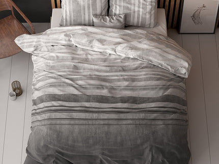 Sleeptime Dekbedovertrek Moon Lights - Grijs - 140 x 200/220 cm