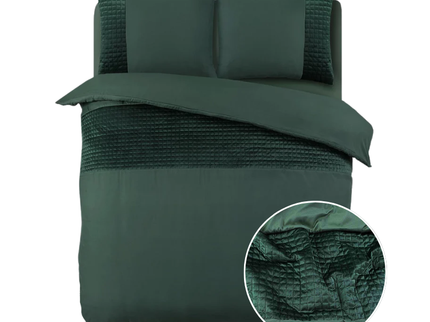 Sleeptime Dekbedovertrek Velvet Band - Groen