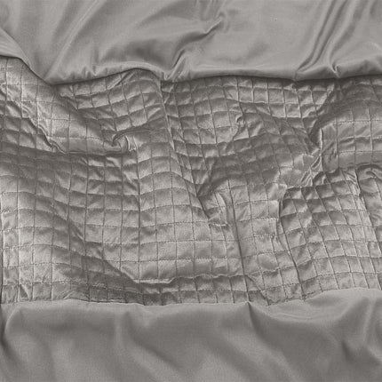 Sleeptime Dekbedovertrek Velvet Band - Sand/Grijs