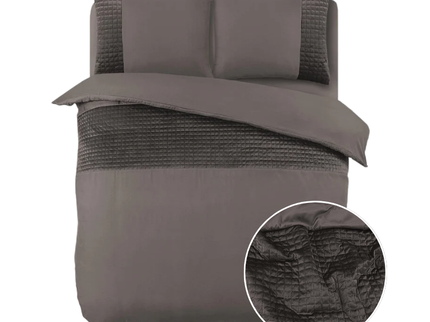 Sleeptime Dekbedovertrek Velvet Band - Taupe