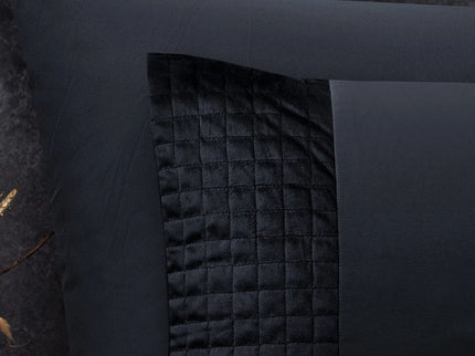 Sleeptime Dekbedovertrek Velvet Band - Zwart