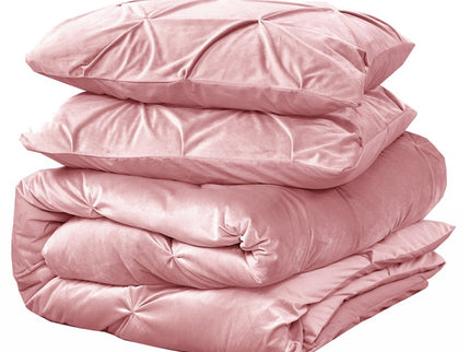 Sleeptime Dekbedovertrek Velvet Pintuck - Roze