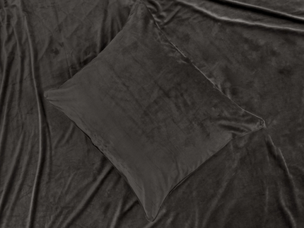 Sleeptime Dekbedovertrek Velvet Piping - Taupe