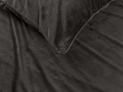Sleeptime Dekbedovertrek Velvet Piping - Taupe